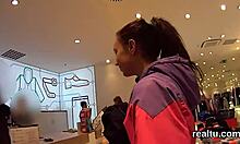 Flawless Czech Teen Teased In Supermarket