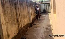 I caught horny big ass nimi masturbating in public