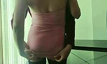 Photographer aroused by model's poses cums on her