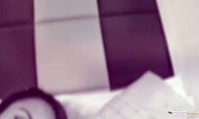 Adorable Asian Brunette Couple Enjoys Intimate Bedroom Moments