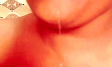 Indian woman with big tits gets mouth fucked