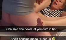 Cheating Milf Wife Bred And Creampied On Snapchat Compilation