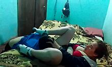 Complete sex with blowjob, missionary, doggy, and creampie