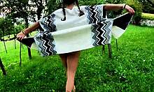 Detailed Compilation Of Public Adventures Nearly Getting Caught Exposing Ass And Pussy Outdoors.