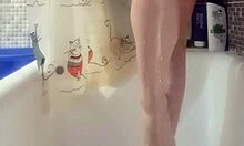 Busty Teen Washes Her Perfect Feet In Shower! 💦