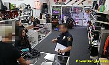 Teen Slut Caught Stealing, Sucks and Fucks Shop Owner