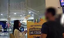 The petite Colombian cheater experiences her first sloppy anal fuck