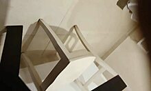 She moans deliciously on the bed