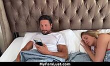 I watch my stepdaughta suck stepdad's cock then ride it hard untill he takes controll.