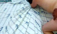 wife moans on big dick while cuckold films and jerks