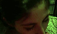 Teen Natalie Sneaks A Blowjob With Big Tits!