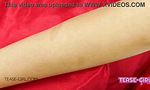 A beautiful brunette college student shares her story