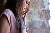 Petite Brunette Teen Dances And Strips