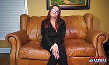 Busty Brunette Cutie Brooke Sucks Hard Cock And Gets Pussy Fucked Intensely