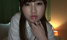 Uniform JK girls show panties and give intense handjobs in POV