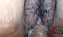 A Close Up Sex With Hairy & Creamy Pussy And Hairy Bbc.
