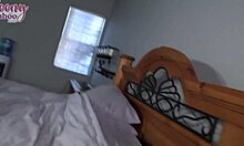 18 stepdaughter angel gostosa shows thick ass to stepdad, gets creampie in pov fucking!