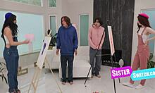Nude Classroom Painting Turns Into Intense Cock Riding With Step Sis Swap