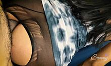 Latina cheating wife tasting cock from her ass to her mouth spanish talk english subbed