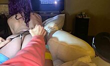 lingerie sexy booty inexperienced young girl gets her tight holes slowly stretched with new toys.