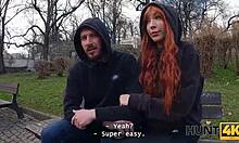 Hunt4k amateur adventure involves picking up a beautiful big-titted stranger in a public outdoor location for an exciting encounter