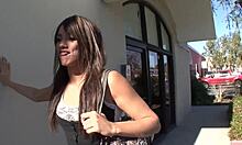 Intense hard fucking with moaning babe reaching orgasm in quickie amateurs