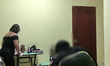 Follando a la se�ora de la limpieza