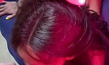 petite black girl sucks grandpa's thick cock then gets fucked doggystyle