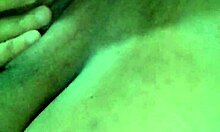 Licking my little breasts and touching myself until I climax, come see the delight with me