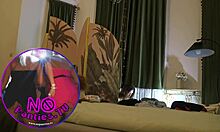 I try on sexy lingerie and mini skirts backstage