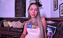 Tiny latina in casting interview