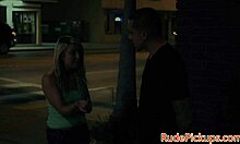 alt teen 18+ feels intense pleasure getting hardfucked doggystyle in public bondage