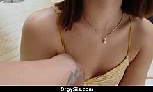 Stepsis worships stepbro's dick to help with home chores