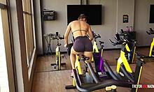 After the workout, she craves cock and cum?