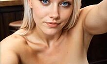 a i generated gorgeous skinny blonde rides until orgasm 😍