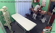 tanned brunette babe fucking doctor