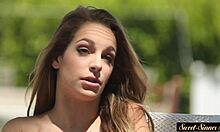 That cocksucking teen beauty is riding her stepbro's cock so well