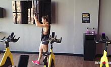 After the workout, she craves cock and cum?