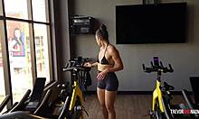 After the workout, she craves cock and cum?