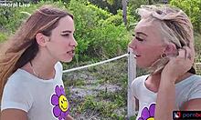 chloe temple gets double vaginal creampies with khloe kapri in threesome