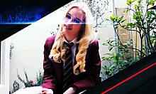 British Teen 18+ Enjoys Teacher's Tongue And Facial Cum