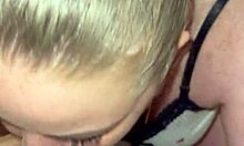 Beautiful Cute Blonde Step Sister With Blue Eyes Excels In Her Impressive Technique