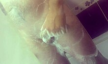 I spied on my stepson in the shower and sucked his cock.