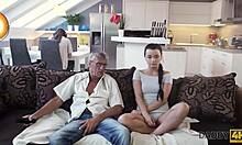 daddy4k naughty papa surprises son's friend secretly