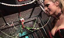 Horror Shop Witnesses Spit Roasts With Handjobs Blowjobs And Cumshots