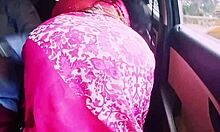 Indian Housewife's Cheating Romance in Car