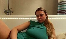 Sexy Student Masturbates In The Bathroom With Fingering And Orgasm