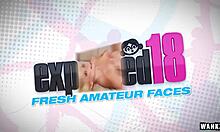 Wankz tiny 18+ teen Moretta gets rough wanking and sucking