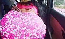 Indian Housewife's Cheating Romance in Car