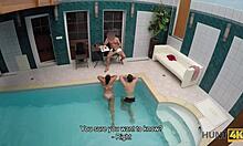 i, a brunette hunt4k hottie, earn cash by cheating on bf with another customer in pov secretly